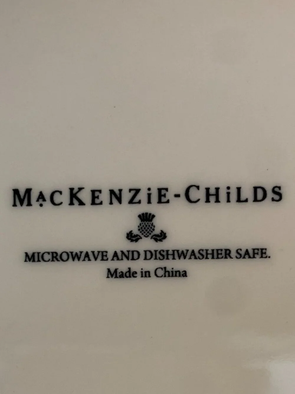MacKenzie-Childs Cookie Salad Plate New in Box